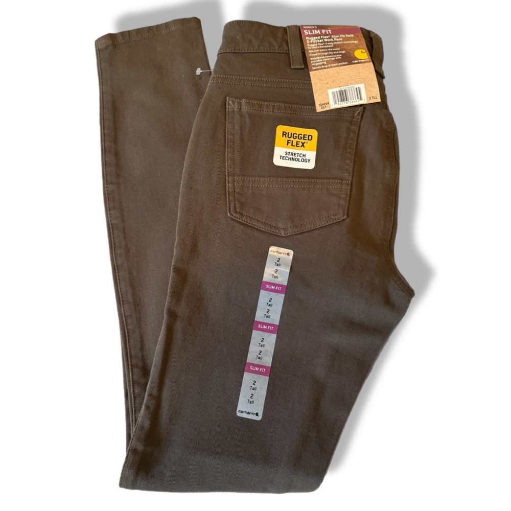 Carhartt Women's Slim Fit Jeans, Size 2 Tall